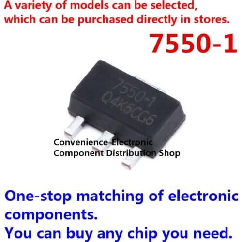 20PCS/PACK 7550-1 SMD HT7550 Patch HT7550-1 18V low dropout voltage regulator circuit SOT-89