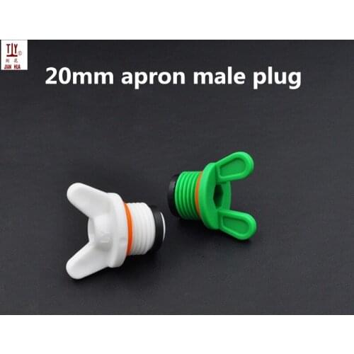 50pcs 1/2'' Ppr 20mm wire plug plastic pipe plug cap pipe fittings with apron
