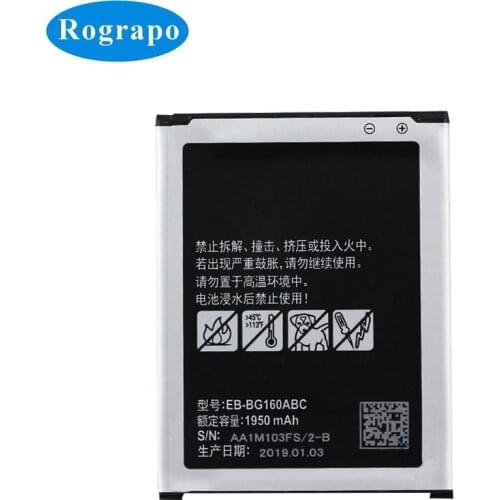 New 1950mAh EB-BG160ABC Replacement Mobile Phone Battery For Samsung Galaxy Folder 2 Folder2 SM-G1650