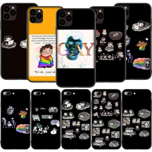 T19 Basically I'm Gay Silicone Soft Case for iPhone 12 Mini 11 Pro XS Max XR X 8 7 6 6S Plus 5 5S SE 2020