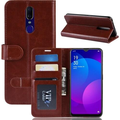 50pcs/lot phone case Litchi Lychee Wallet Leather Cover TPU case For OPPO F11 R17 pro AX7 K1