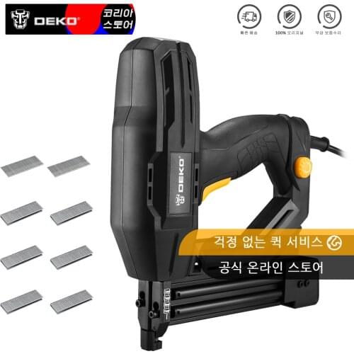 Deko DKET02 electric acoustic electric gun Air stick nail furniture stainless steel Plus air press flat head pin ㄷ lining girls pin included