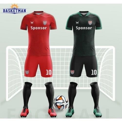 Football Jerseys For Men Custom Print Sponsor Team Name Logo Tracksuit Fitness Training Short Sleeve Soccer Jerseys Size XS-6XL