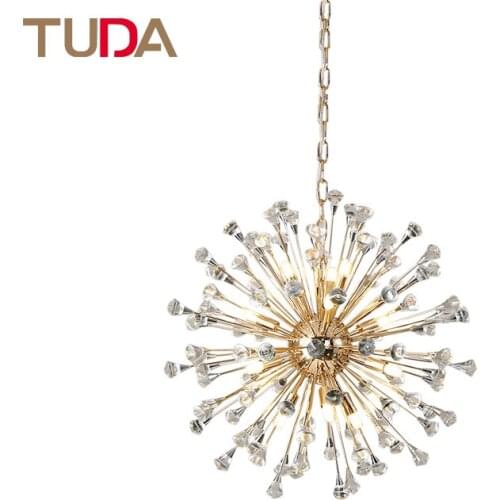 K9 Crystal Pendant Lights for Restaurant Bar Corridor Led Crystal Lighting Dining Light Pendant Light Kitchen Hanging Lamps