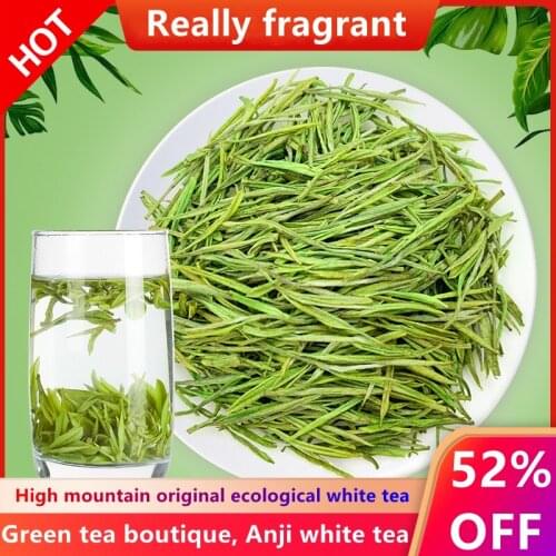 2021 new tea premium authentic Anji white tea tea white tea and golden bud combination tea spring tea green tea bulk 250g
