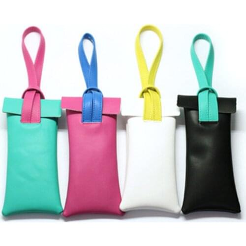 New Waterproof Myopia Glasses Bag Pu Portable Sunglasses Bag Microfiber Storage Leather Sunglasses Bag Glasses Case