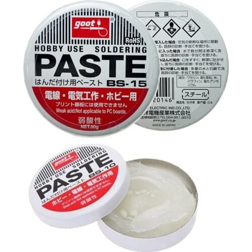 Original Japan GOOT BS-15 flux and weak acid rosin NW.50g Solder paste Weak Acid Welding Flux