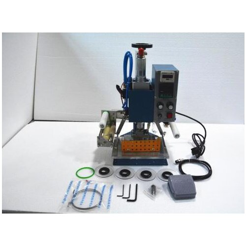 Pneumatic Printing Machine 130*100MM, Printer Leather, Creasing, Hot Foil Stamping Machine Press Marking 220V 400W
