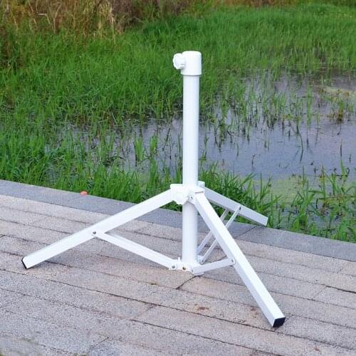 Outdoor Portable Folding Umbrella Seat Beach Sun Fishing Umbrella Fixed Seat Three-legged Stand