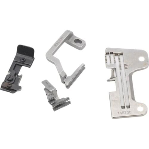 Industrial Sewing Machine Spare Parts Needle Plate 146730-001 For Brother Three Thread Overlock Machine 146730