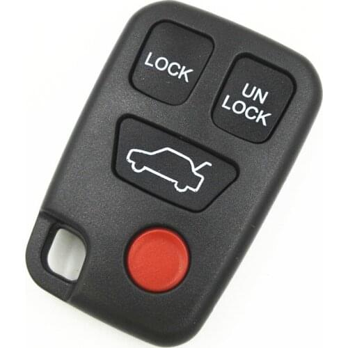 4 Buttons Remote Fob Car Key Blank for Volvo S70 V70 C70 S40 V40 XC90 XC70 Replacement Car Key Shell Case Cover