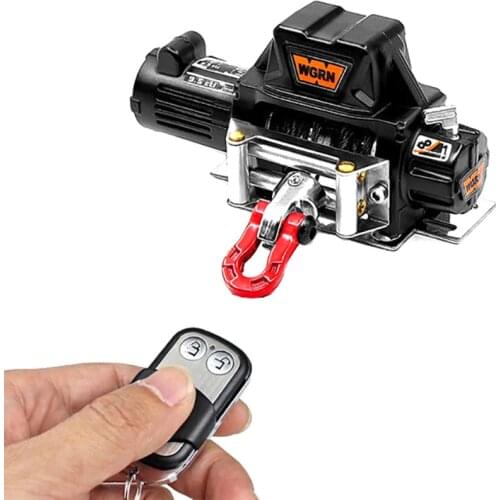 RC Metal Automatic Winch Wireless Remote Controllerfor 1:10 RC Crawler Car Axial SCX10 TRAXXAS TRX4 RC4WD D90 D110 TF2 Tamiya
