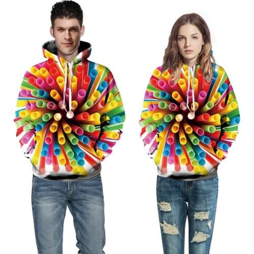 Rainbow Hoodies Sweatshirts Funny fashion Hip Hop Clothes Long Sleeve Hoodie Street 3d Printing Sweatshirt Men Clothes 2019