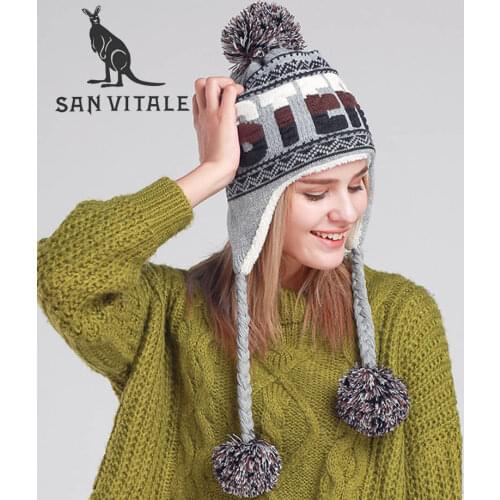 Женские шерстяные шапки SAN VITALE China At AliExpress