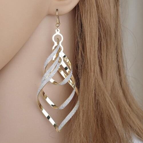 50%HOTEarrings Sequins Skin-friendly Metal Fashion Ear Pendants for Dating