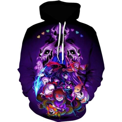 The game plot Undertale 3D printing Sweatshirts Men/Women Funny Kawaii Streetwear hoodie Harajuku Style Hoodies Mens jacket