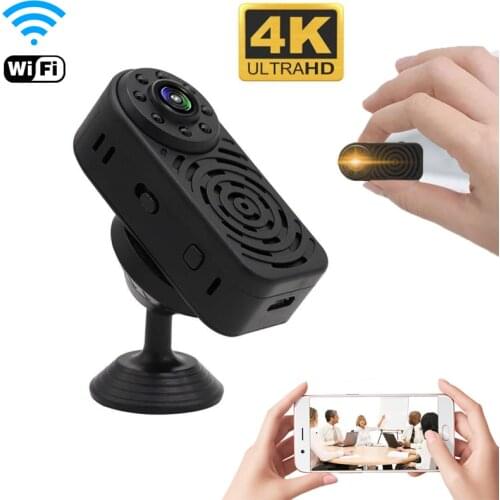 Ultra-small 4K ip WIFI camera Smart wireless miniature video recording equipment motion detection recording night vision cam