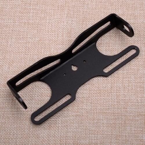 Universal Motorcycle Black Aluminum Tail License Number Plate Holder Fender Eliminator Tidy