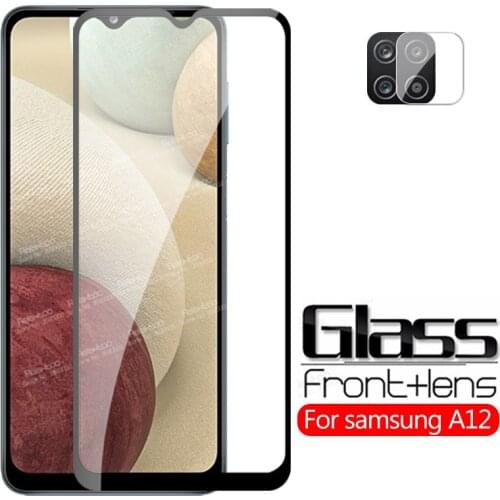 Protective Glass For Samsung Galaxy A12 Camera Glass Samsunga12 A 12 6.5" SM-A125F/DS A125F Screen Protector Safety Cover Film