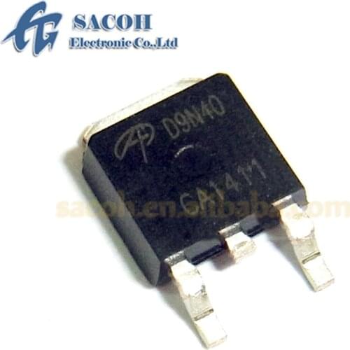 10Pcs AOD9N40 D9N40 or AOD9N50 or AOD9N52 or AOD8N25 TO-252 9A 400V N-channel MOSFET