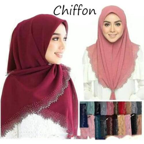 NEW Fashion luxury hot gold diamonds sides women scarf shawl plain solid chiffon bandana foulard hijab muslim wraps 10pcs