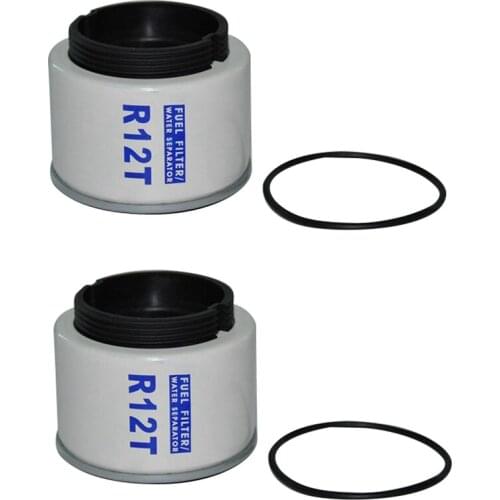 2Pcs for R12 R12S R12T Racor 140R 120At S3240 Npt Zg1 / 4-19 SFC-8801-10 Fuel Water Separator Filter