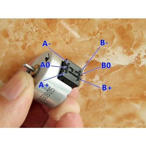 2pcs Magnetic 2-phase 6-wire 25MM Stepper motor Step angle 18 degrees