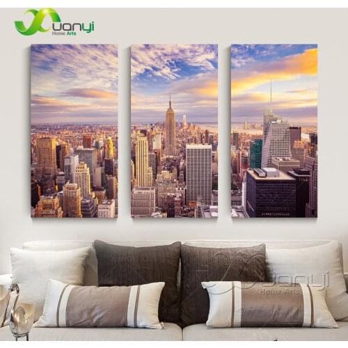3 Pieces Wall Art New York City Picture Canvas painting Modern Wall Picture For Living Room Art Print On Canvas Unframed PR1254