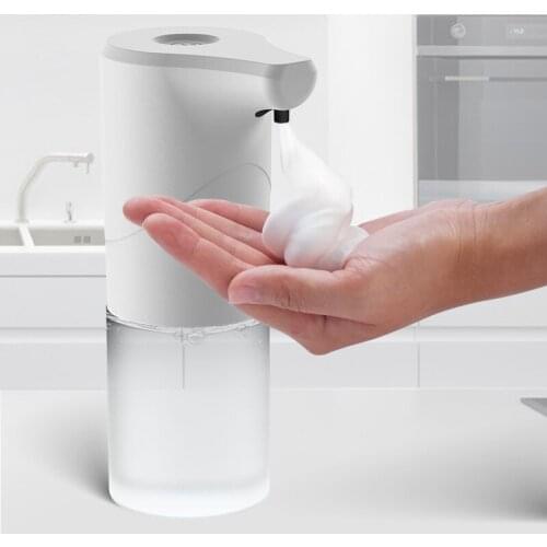 Automatic Touchless Soap Dispenser USB Rechargeable Soap Foam Dispenser Infrared Sensor Kitchen Bathroom Hand Sanitizer 350mL