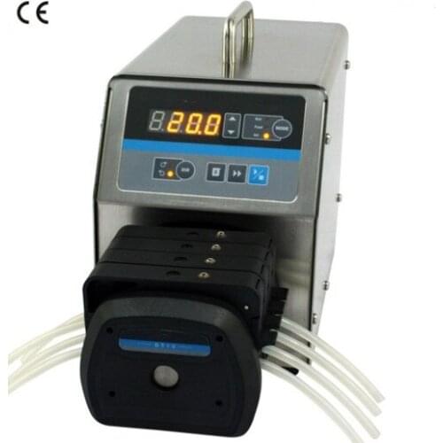 BT100S-1 DT15-44 Easy l Industrial Mediccal Lab Variable Speed Flow Dosing Peristaltic Pump Filling Machine 0.05-400ml/min