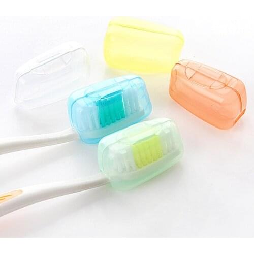 5pcs Creative Outdoor Travel Toothbrush Cover Dust-proof Wash Brush Cap Case Toothbrushes Head Portable Box