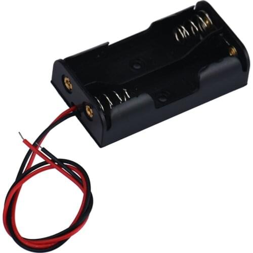 Aa battery holder Box For 2 /4/5x AA With Wire Leads Plastic Battery Storage Case compartment for rechargeable batteries case