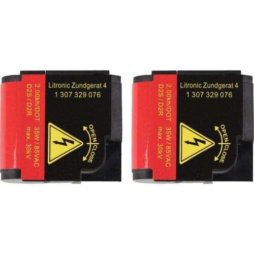 DHBH-2Pcs Xenon HID Headlight Bulb Igniter Socket Holder for -BMW - Mercedes-Benz Ford Golf Touran Jetta 1307329076