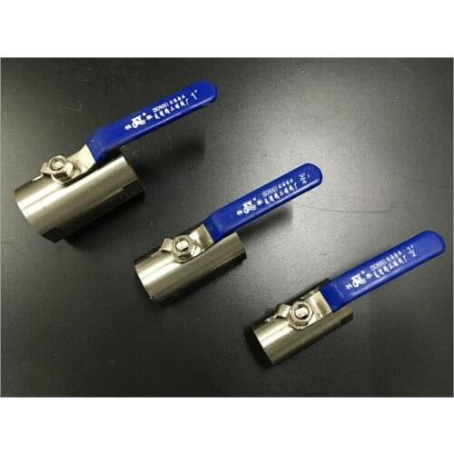 DN20 3/4" Internal Screw Thread BSP Female Thread Stainless Steel Bore Ball Valve Switch Oil Tap Running Water NEW