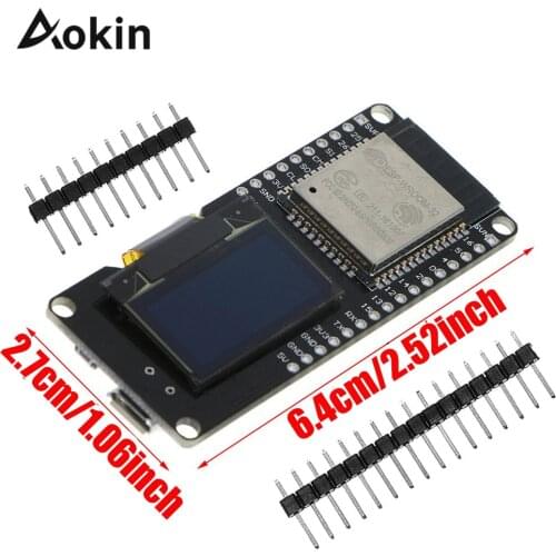 ESP32 OLED For Arduino ESP32 OLED WiFi Module with Bluetooth Dual ESP-32 ESP-32S ESP8266 OLED