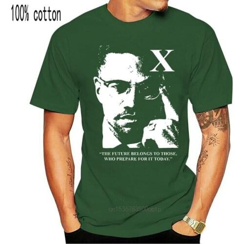Malcolm X T Shirt Civil Rights Movement America Usa Printing Tee Shirt