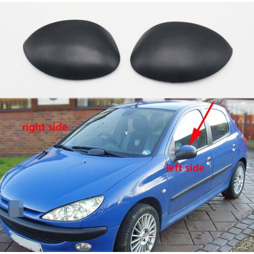 For Peugeot 206 207 Exterior Rearview Mirror Cover Cap For Citroen C2 Picasso Auto Wing Door Side Mirrro Shell Housing