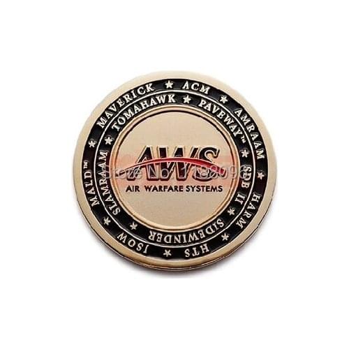 Custom Metal Commemorative Coins air warfare systems Medal Wholesale and retail Free shipping custom carved paint coins