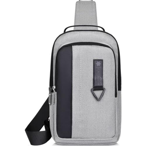 Mens Oxford Chest Waist Pack Fashion Chest Bags Male Shoulder Sling Crossbody Bag