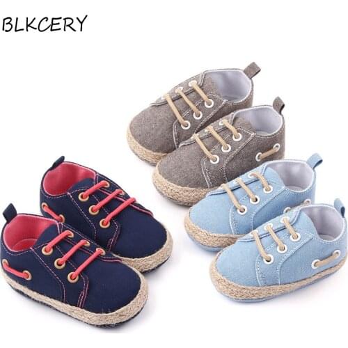 New Fashion Brand Newborn Baby Soft Sole Sneakers Shoes for 1 Year Old Infant Boy Footwear Toddler Walking Shoe Drop Shipping