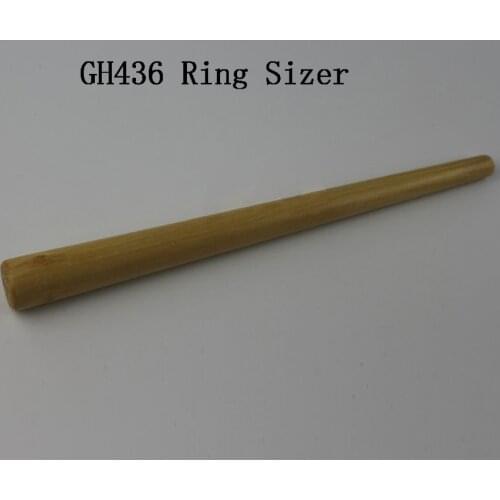 Wooden Ring Sizer Ring Mandrel-Solid Wood Jewelry Making Repair Tool