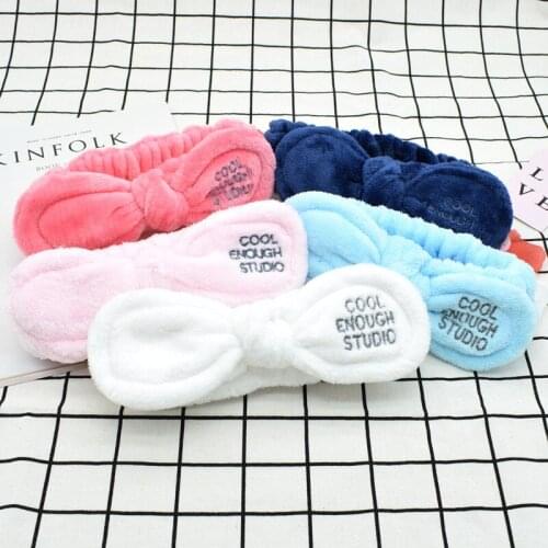 Women Cute Big Ears Comfortable Wash Face Bathe Hair Holder Elastic Headband Girls Hairbands Hair Accessories New Fashion