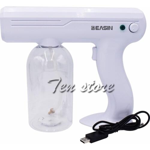 800ML 110V/220V CE Household Portable Wireless Sprayer Machine Blue Light Nano Steam Spray Gun Disinfection