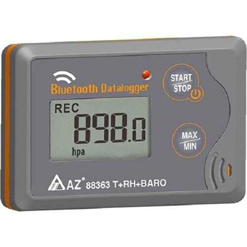 Barometric, Temperature & Humidity Recorder AZ88363 Bluetooth 4.0 Barometric pressure, RH% and Temperature Wireless Data Logger