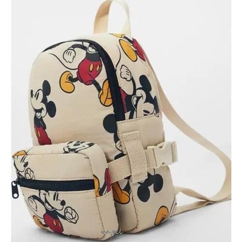 Disney new children backpack girl cartoon Mickey mouse bag kindergarten small school bag book bag canvas backpack birthday gift