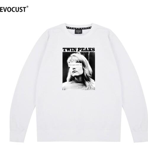 Twin peaks fire walk with me Laura Palmer funny The good the bad dougie Sweatshirts Hoodies men women unisex Combed Cotton