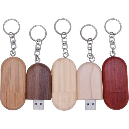 Wooden + Box USB Flash Drive 3.0 Custom LOGO Pendrive USB 3.0 Pen Drive 4GB 8GB 16GB 32GB Memory Stick Flashdrive Wedding Gift