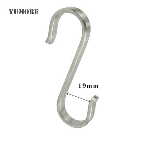 YUMORE S hook key hanger Clothing Store Organizer closet Hanging Long Display Hooks no-hurt Kitchen Bathroom hooks