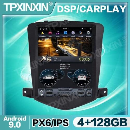 128GB Tesla IPS Touch Screen For Chevrolet Cruze 2008 2009 - 2012 Android 9 Car Radio Multimedia Video DVD Player Navigation GPS