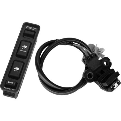 2 Pcs Car Accessories: 1 Pcs Master Control Power Window Switch & 1 Pcs Engine Crank Shaft Pulley Sensor